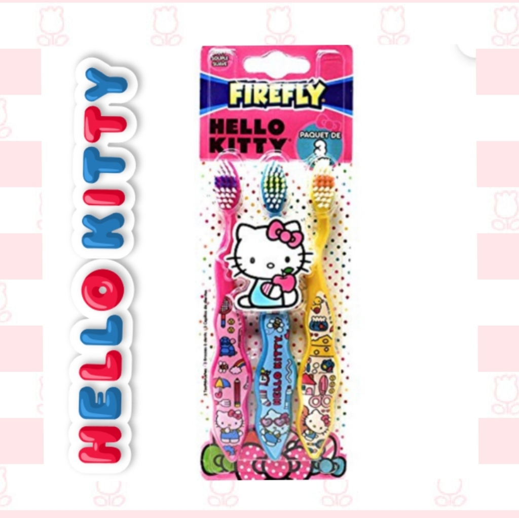 Hello Kitty Kids Toothbrush 3 Count New
